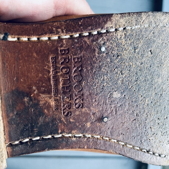 Brooks Brothers Slip-On Penny Loafers Brown Made In Italy Size 11.5 D - Picture 16 of 16